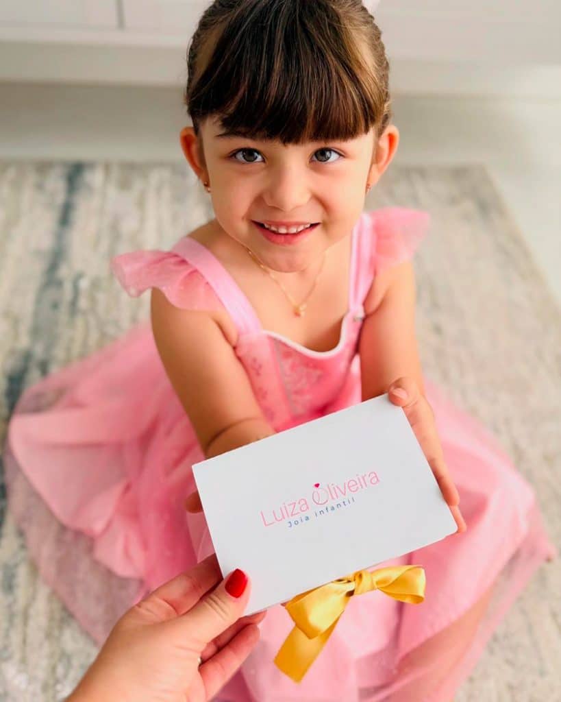Joias Infantis da Luiza Oliveira para Presentear