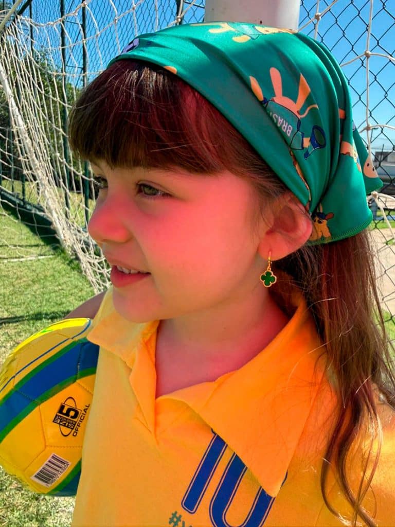 Joias Infantis do Brasil para montar seu look da Copa