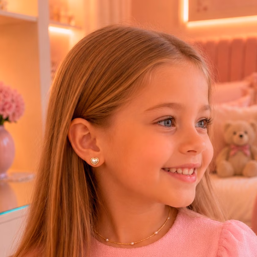joias infantis para meninas de 1 a 6 anos